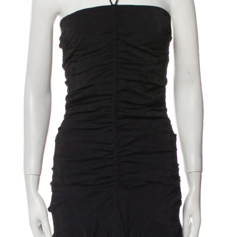 Isabel Marant Halterneck Mini Dress Black